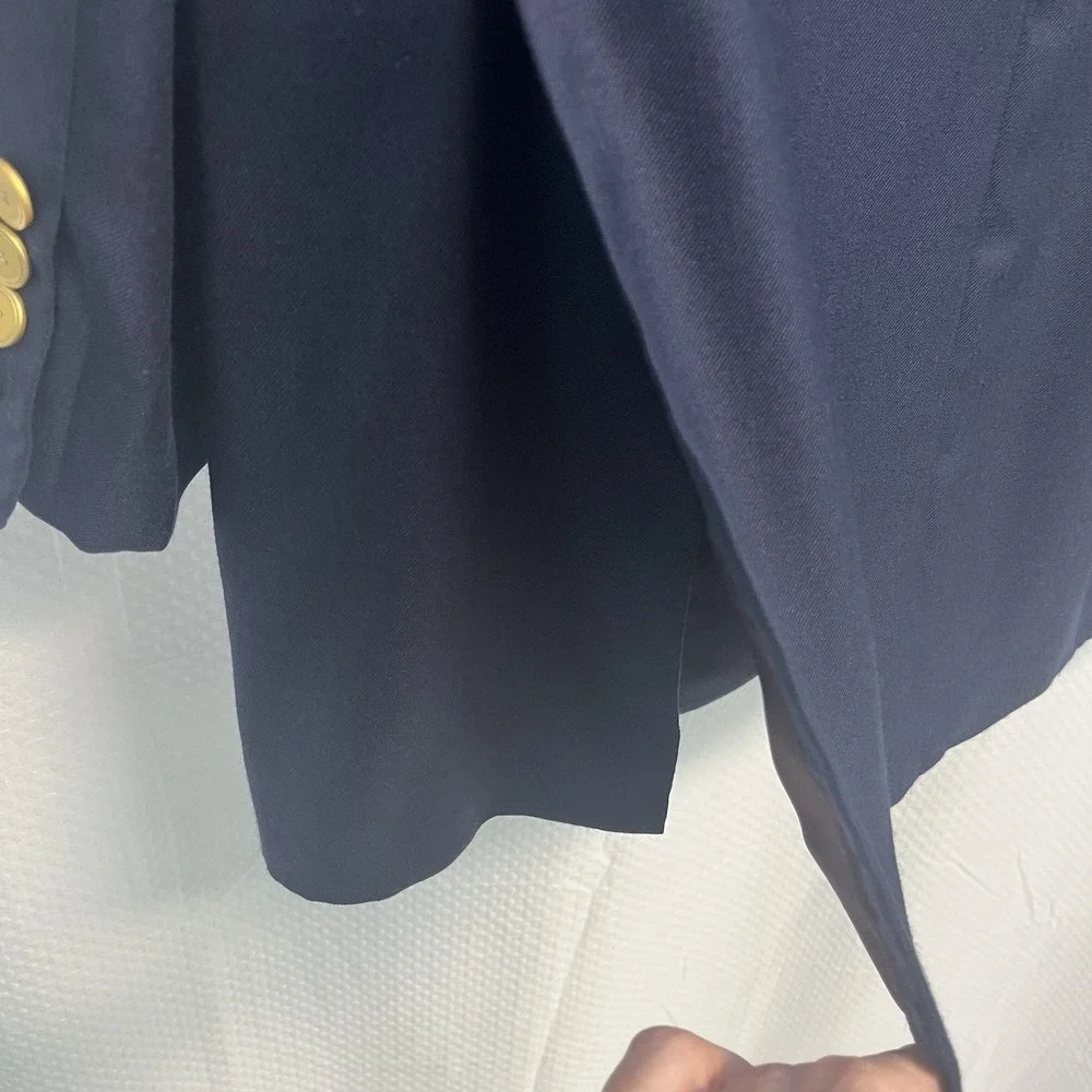 Loro Piana men's Navy Blue Cashmere cloud Blazer Gold Buttons luxury